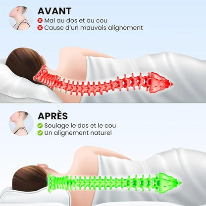 Oreiller Premium à mémoire de forme cervical