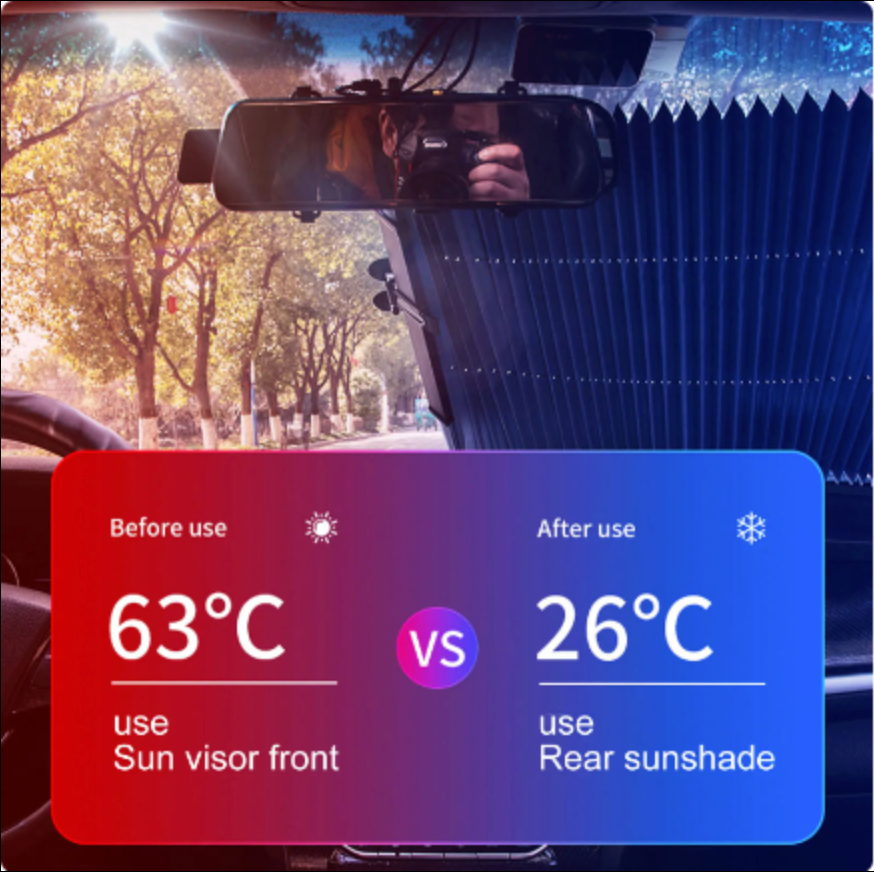 EN STOCK - PARE SOLEIL FIXABLE