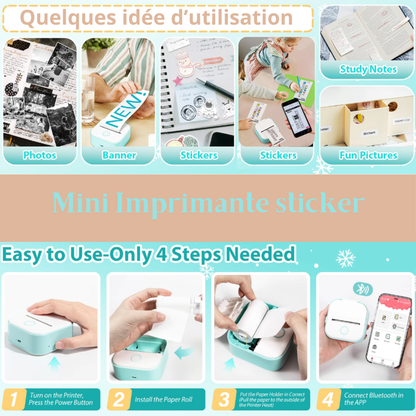 Mini Imprimante Stickers